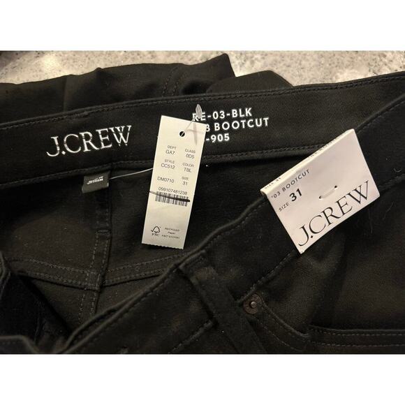 J. Crew Bootcut jean black size 31 - Picture 5 of 5